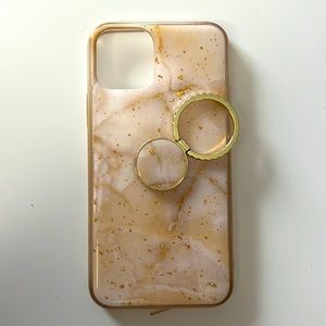 iPhone 11 Pro Glitter Case with Key-ring